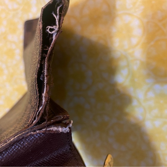 Louis Vuitton Damier Ebene Sarah wallet Authentic Project - Picture 11 of 12